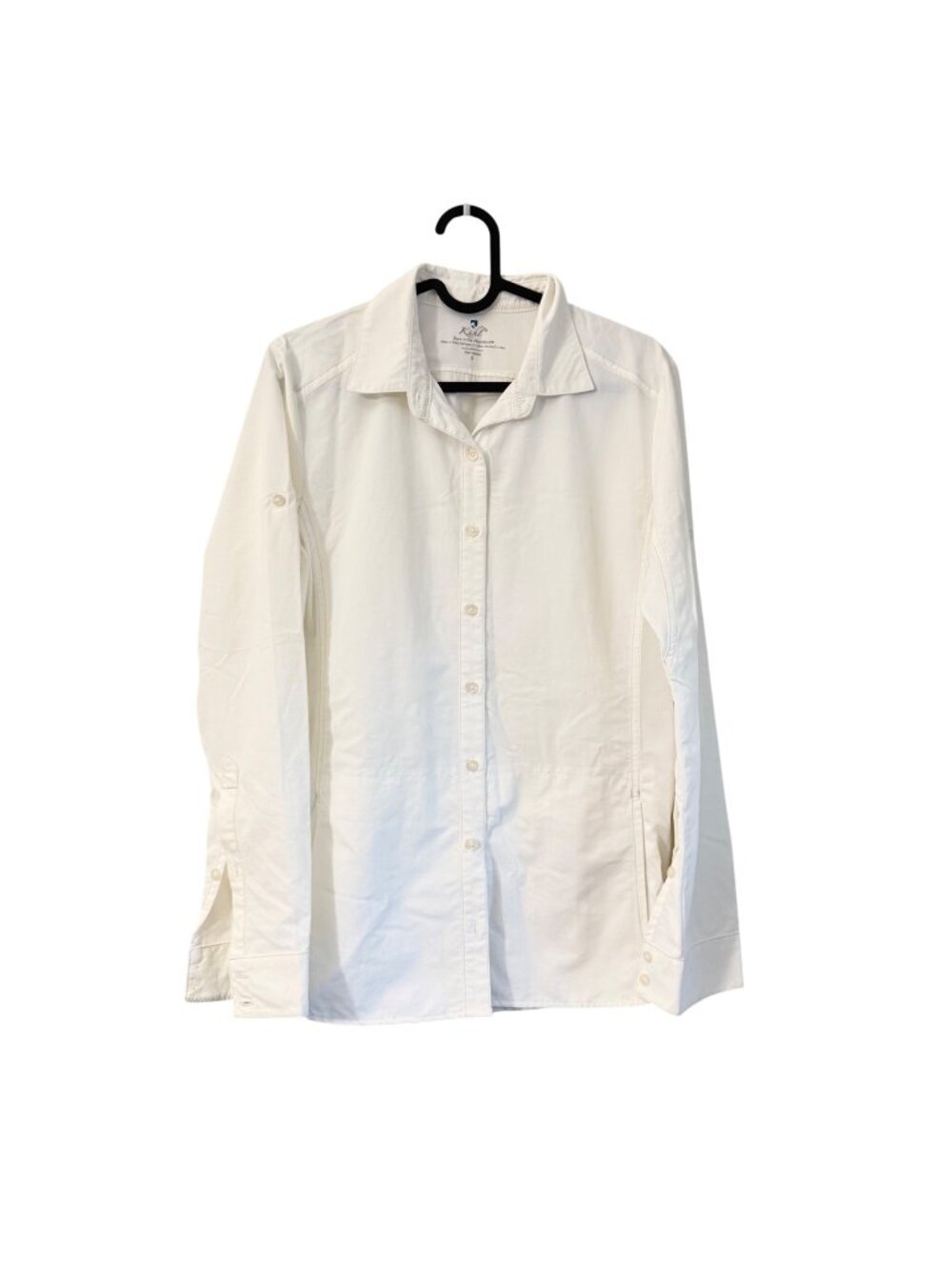 Kuhl White Nylon Outdoor Hiking Long Sleeve Button Shirt Womens Size Small